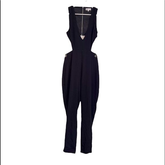 REVOLVE BY THE WAY Black Cut Out Sides and Back Sleeveless Jumpsuit.Size S - Picture 6 of 16